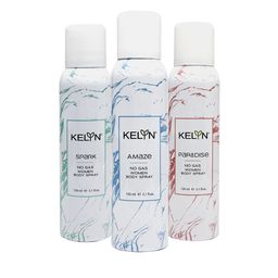 KELYN Women Set of 3 No Gas Long Lasting Deodorant - Spark, Amaze & Paradise 150 ml Each-5
