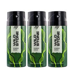 Wild Stone Pack of 3 Forest Spice Deodorant -150 ml Each-34