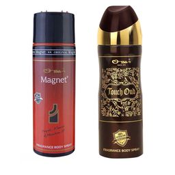 Ossa Set Of 2 Magnet & Touch Oud Long Lasting Fragrance Body Spray - 200 ml Each-image-37