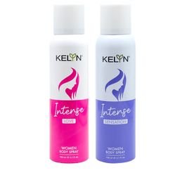 KELYN Women Set of Long Lasting Intense Love & Sensation Body Spray - 150 ml Each-8