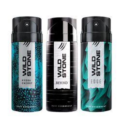 Wild Stone Men Pack of 3 Deodorant - 150 ml Each-6