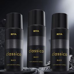 RIYA Set Of 3 Classico Black Deodorant - 150 ml Each-image-25