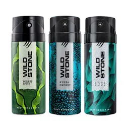 Wild Stone Men Pack of 3 Deodorant - 150 ml Each-7
