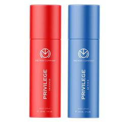THE MAN COMPANY Men Set of 2 Privilege Body Sprays - Active & Intense - 150 ml each-49