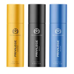 THE MAN COMPANY Men Set of 3 Privilege Body Sprays - 150 ml each-88