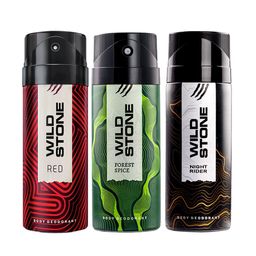 Wild Stone Men Pack of 3 Deodorant - 150 ml Each-65