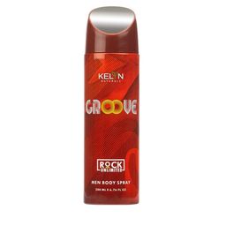 KELYN Men Long Lasting Rock Unlimited Groove Body Spray - 200 ml-51