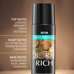 RIYA Set Of 3 Born Rich Deodorants - 150 ml Each image 2