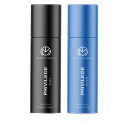 THE MAN COMPANY Men Set of 2 Privilege Body Sprays - Bold & Active - 150 ml each-83