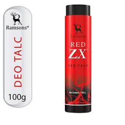 Ramsons Set Of 2 Deodorants 200ml Each- Exotica Intense & Rhymes with Red ZX Deo Talc 100g image 4