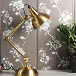 Decor de Maison Gold Toned Metal Table Lamp-52