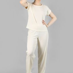 CHKOKKO Round Neck Short Sleeves Track Suit-picture-16