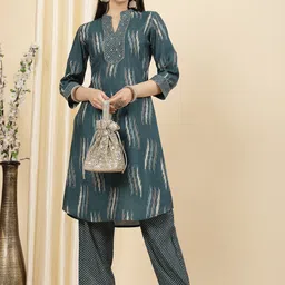 Nayam By Lakshita Printed Regular Tunic with Palazzo-picture-6