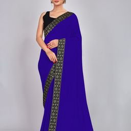 CastilloFab Pure Georgette Saree-image-21