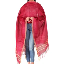 Exotic India Woven Design Jharkhand Dupatta-52
