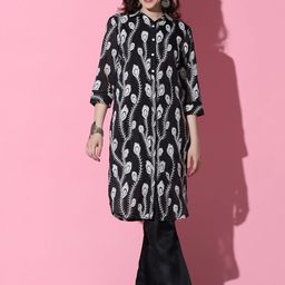 FUTUROEmbroidered Shirt With Trousers Co-Ords-image-57