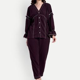 BCZ STYLE Slim Fit Casual Top With Trousers-image-13