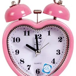Sigaram Pink Textured Regular Alarm Clock-picture-36