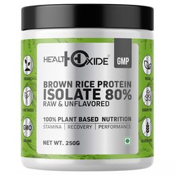 Health Oxide Brown Rice Protein Isolate 80%,  0.55 lb  Unflavored -picture-28
