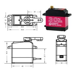 DSServo DS3230 30kg Waterproof Servo Motor 180°, 270°, 360° (Optional) Degree Rotation Servo High Torque Waterproof Metal Gear Servo MotorFor Robotics and RCDSServo DS3230 30kg Waterproof Servo Motor 180°, 270°, 360° (Optional) Degree Rotation Servo High Torque Waterproof Metal Gear Servo MotorFor Robotics and RC image 4