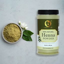 Two & A Bud Lime Green Natural Henna & Indigo Powder-14