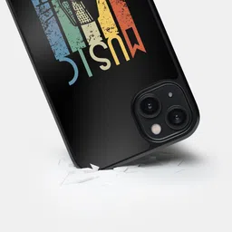 macmerise Geometric Printed iPhone 14 Plus Back Case Mobile Accessories image 2