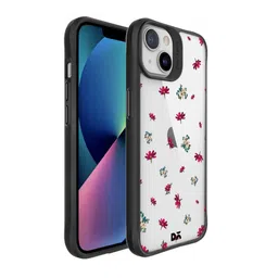 DailyObjects White & Pink Floating Flowers iPhone 13 Mini Back Case-69