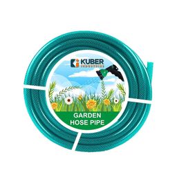 Kuber Industries Green PVC With Nylon Braided Water Pipe 15 m-58
