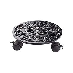 Sharpex Black Textured Metal Plant Stand-picture-22