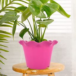 Kuber Industries Pink 2 Pieces Blossom Planters-19