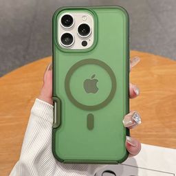 Luxury Kase LK173 Matte Translucent Armor Shockproof Mag-Safe iPhone 16 Pro Max Back Case-image-81
