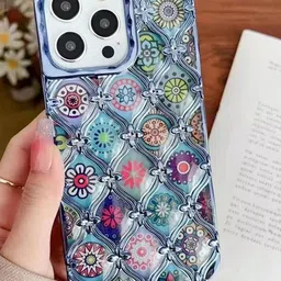 Luxury Kase Floral Printed iPhone 15 Pro Max Back Case Mobile Accessories-picture-18