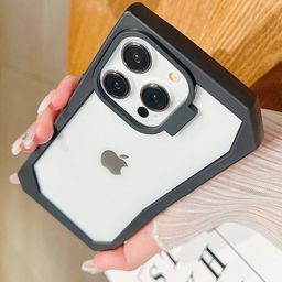 Luxury Kase LK141 Simple Transparent Irregular Shape iPhone 13 Pro Max Back Case-image-87