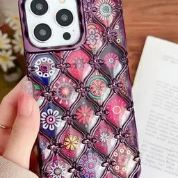 Luxury Kase Floral Printed iPhone 13 Pro Back Case Mobile Accessories-picture-19