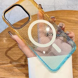 Luxury Kase LK080 Abstract Printed iPhone 13 Pro Fashion Gradient Color Back Case-45