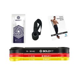 BOLDFIT Set Of 3 Solid Stretching Pull Up Heavy Resistance Exercise Bands-0