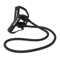 NIVIA Black Solid Light Weight Jump Rope Strap With Handle-image-1