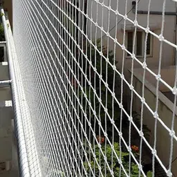 Kuber Industries White UV Stabilised Anti Bird Net image 3