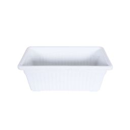 Kuber Industries Jupiter Set Of 5 White Rectangular Plastic Window Pot image 4