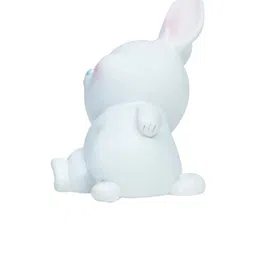 Wonderland Set Of 2 White Sleeping Rabbit With Carrot Miniature image 2
