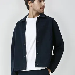 ONEMILE Men without Crop Bomber Jacket with Patchwork-1