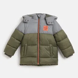 Chicco Boys Long Sleeves Colourblocked Padded Jacket-image-36