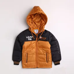 Toonyport Boys Orange Lightweight Padded Hooded Jacket-image-71
