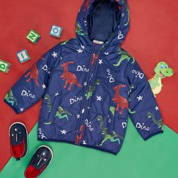 Pantaloons Baby Boys Conversational Printed Crop Puffer Jacket-image-7