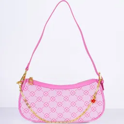 CHRONICLE Floral Printed Half Moon Hobo Bag-26