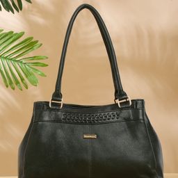 Teakwood Leathers Structured Leather Handheld Bag-54