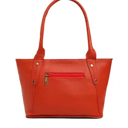Fostelo Red PU Structured Shoulder Bag image 4