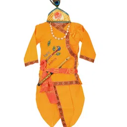 BAESD Boys Ethnic Motifs Embroidered Pure Cotton Kurta with Dhoti Pants-22