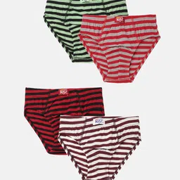 Lux Cozi Boys Pack Of 4 Assorted Cotton Anti-Odour Basic Briefs-32