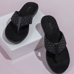 Inc 5 Textured Open Toe Comfort Heels-7